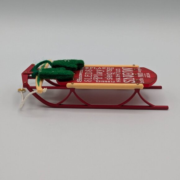 Hallmark Keepsake Snow Much Fun! Christmas Sled Ornament 2014 - Picture 4 of 10